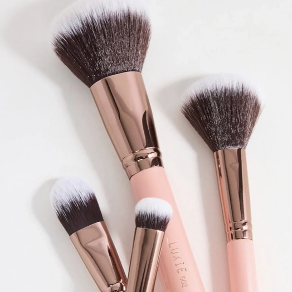 Luxie LIMITED EDITION Rose Gold Face Complexion Brush Set